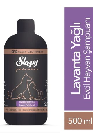 Sleepy Petcare Lavanta Yağlı Evcil Hayvan Arındırcı Şampuan 3x500 ml