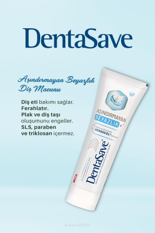 DentaSave Diş Macunu Seti 5'li ve Diş Macunu Sıkma Apartı