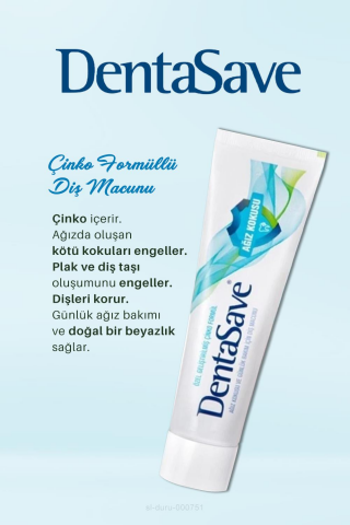 DentaSave Diş Macunu Seti 5'li ve Diş Macunu Sıkma Apartı