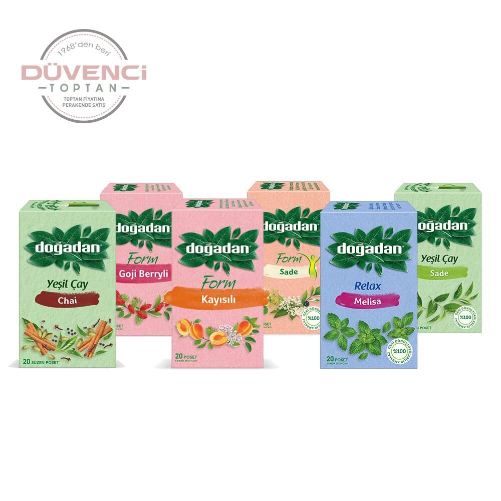 Doğadan Düvenci Toptan Bitki Çayları Paketi 6' lı Model 32
