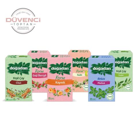 Doğadan Düvenci Toptan Bitki Çayları Paketi 6' lı Model 32