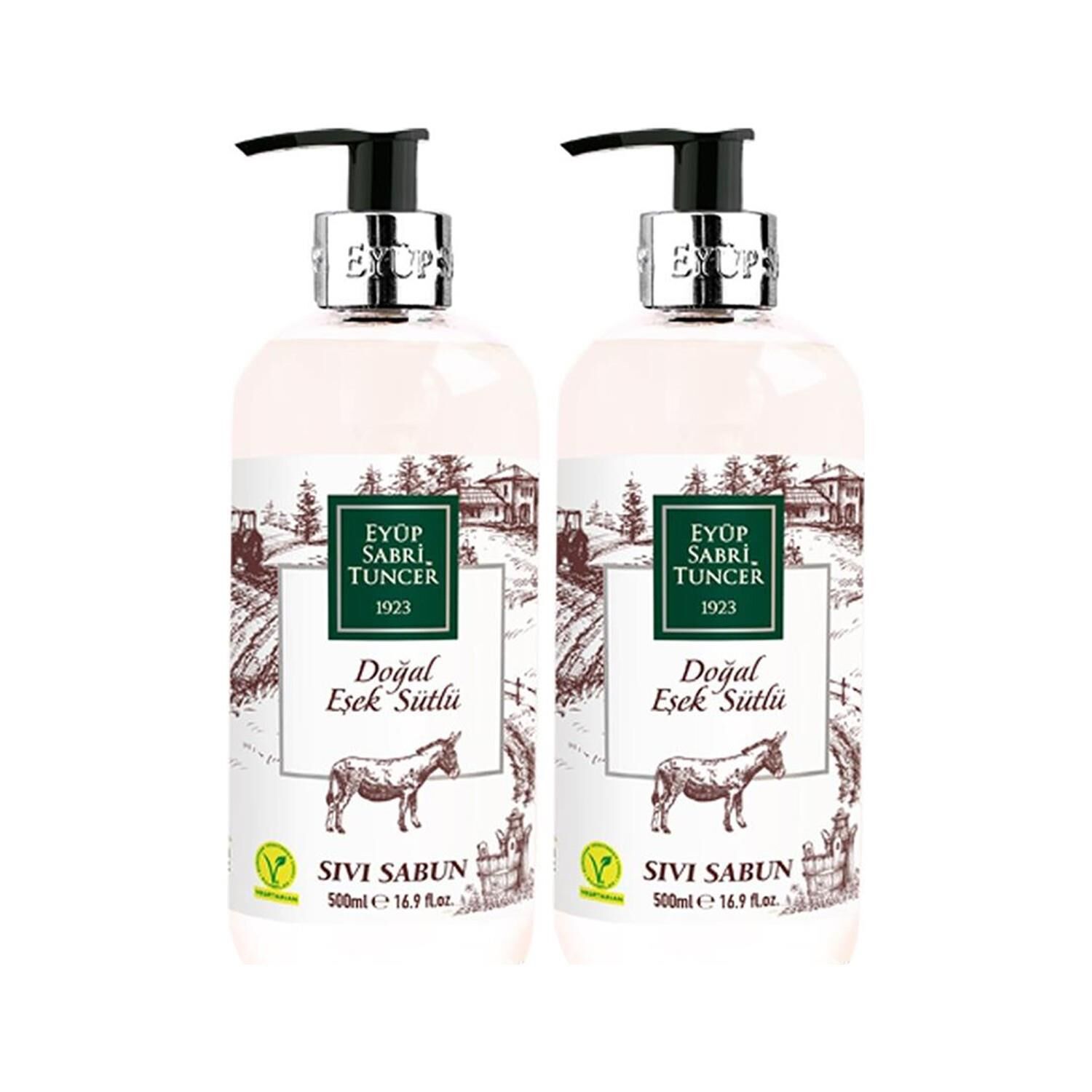 Eyüp Sabri Tuncer Doğal Eşek Sütlü Sıvı Sabun 500 ml x 2