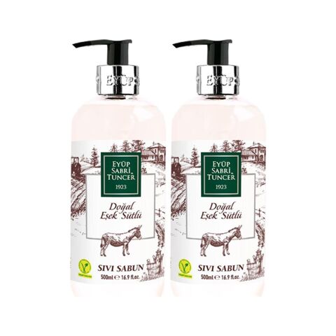 Eyüp Sabri Tuncer Doğal Eşek Sütlü Sıvı Sabun 500 ml x 2