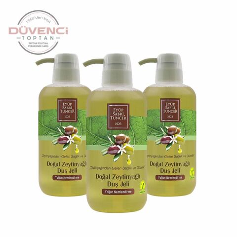 Düvenci Toptan Eyüp Sabri Tuncer Zeytinyağlı Duş Jeli Seti 3' lü Paket