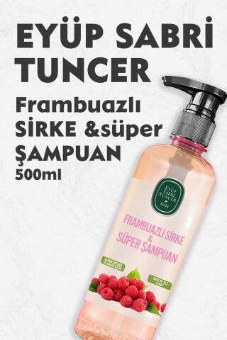 Eyüp Sabri Tuncer Frambuazlı Sirke & Süper Şampuan 500 ml