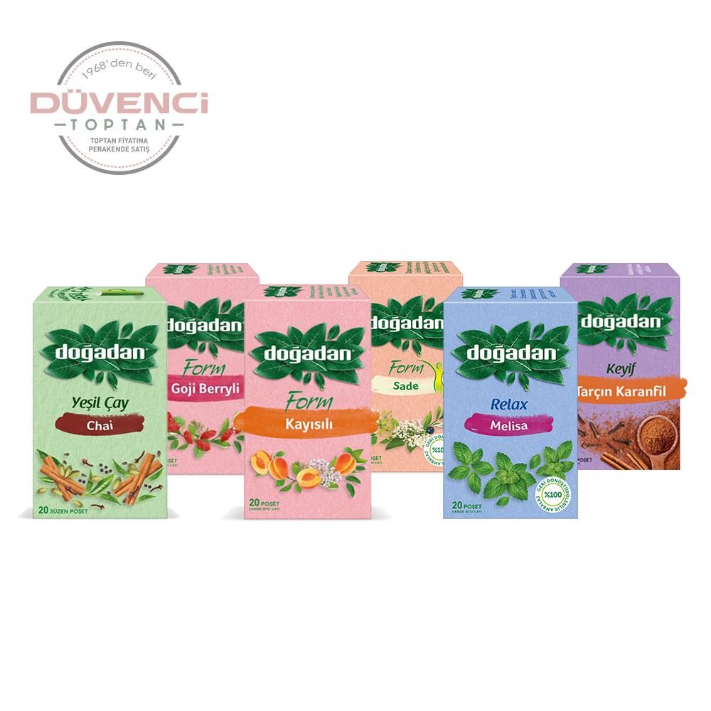 Doğadan Düvenci Toptan Bitki Çayları Paketi 6' lı Model 33