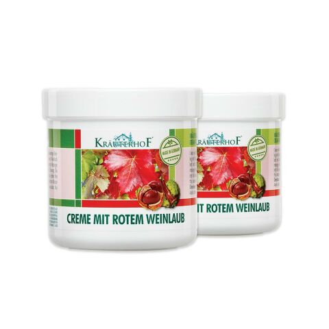 Krauterhof Kırmızı Asma Yaprağı Ayak ve Bacak Kremi 250 ml x 2