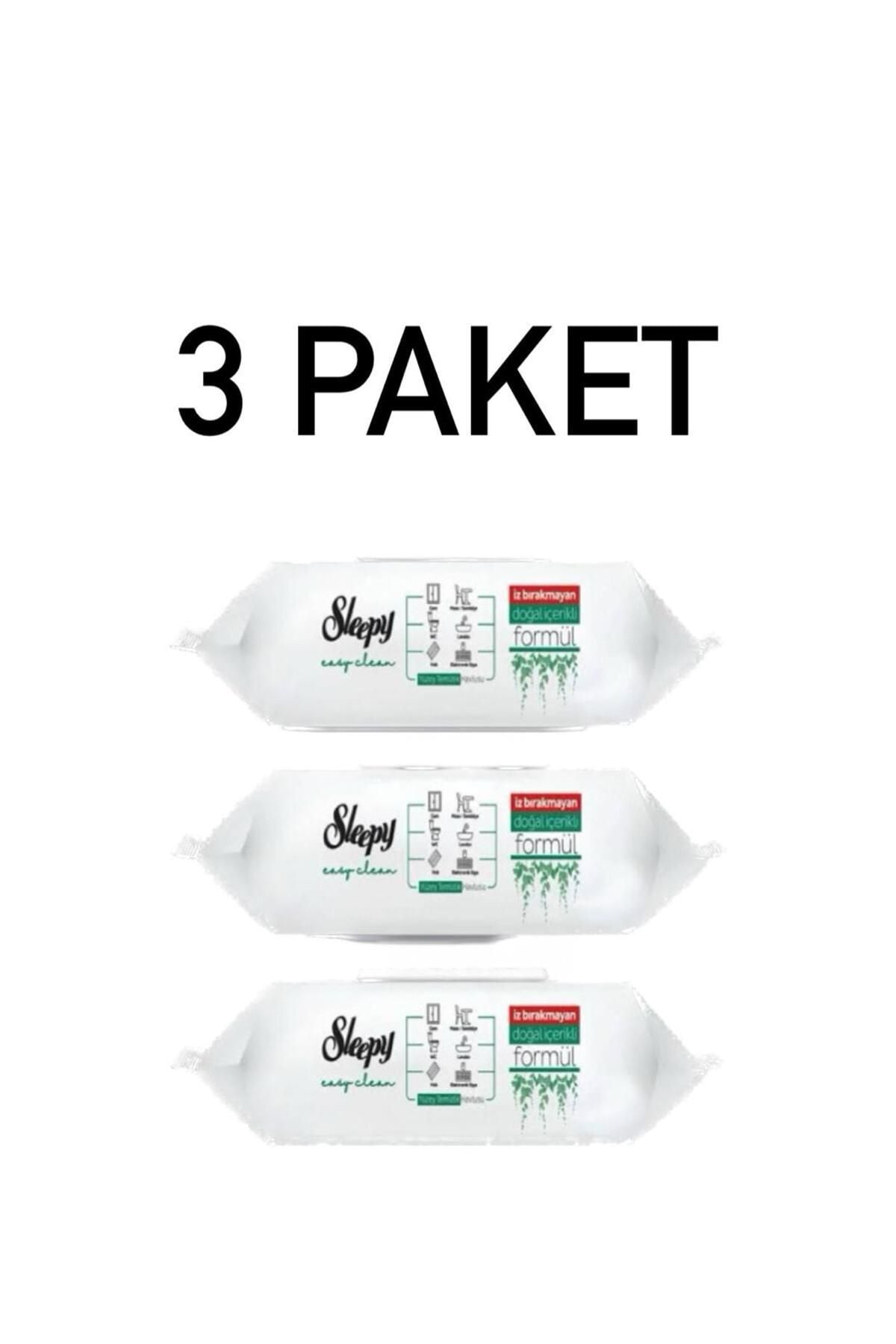 Sleepy Yüzey Temizlik Mendili Havlusu 3x100 (300 YAPRAK)