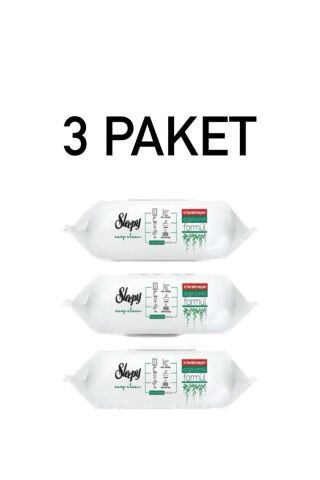 Sleepy Yüzey Temizlik Mendili Havlusu 3x100 (300 YAPRAK)