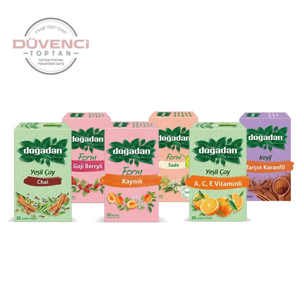 Doğadan Düvenci Toptan Bitki Çayları Paketi 6' lı Model 34