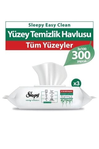 Sleepy Easy Clean Beyaz Sabun 100'lü 3 adet