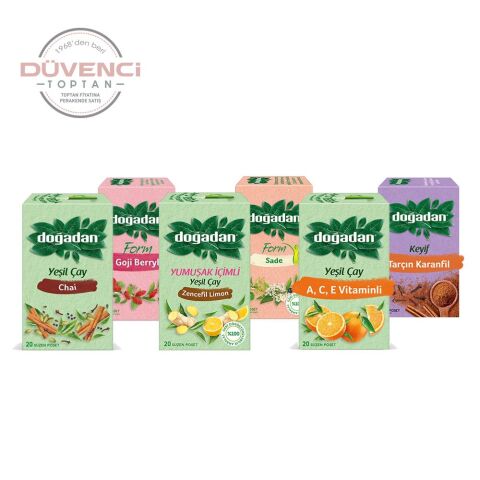 Doğadan Düvenci Toptan Bitki Çayları Paketi 6' lı Model 35