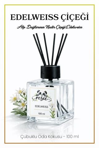 Rosie Edelweiss Çiçeği Çubuklu Oda Kokusu - Doğanın En Nadir Çiçeğinin Zarafeti