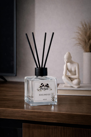Rosie Edelweiss Çiçeği Çubuklu Oda Kokusu - Doğanın En Nadir Çiçeğinin Zarafeti
