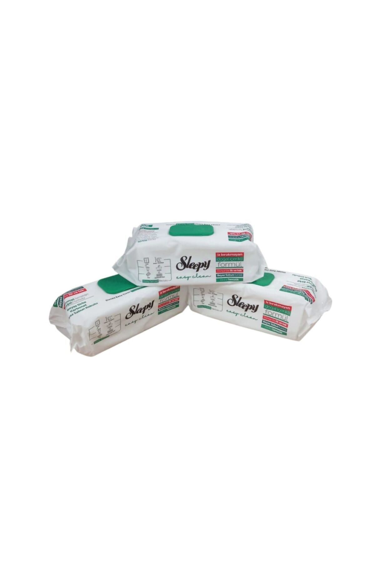 Sleepy Beyaz Sabun Katkılı Yüzey Temizlik Havlusu 3 paket 300 Adet