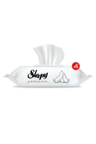Sleepy Petcare Evcil Hayvan Islak Havlusu 6x60(360 Yaprak)