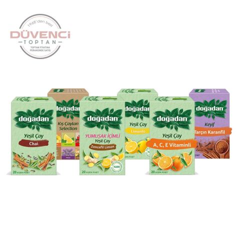Doğadan Düvenci Toptan Bitki Çayları Paketi 6' lı Model 37