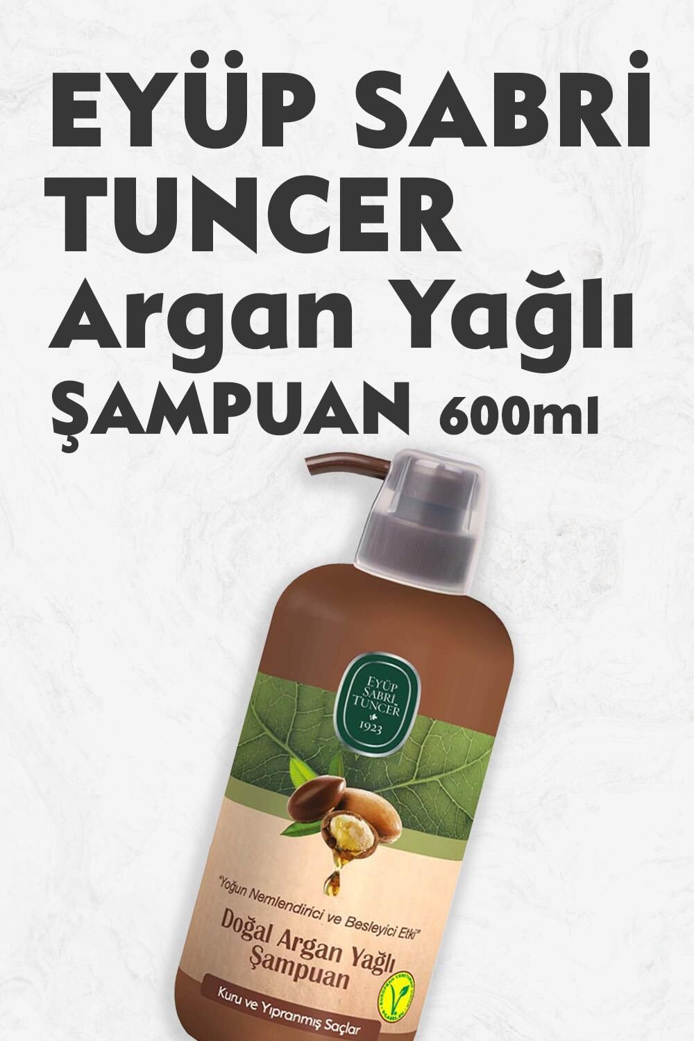 Eyüp Sabri Tuncer Doğal Argan Yağlı Şampuan 600 ml