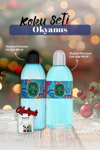 2'li Okyanus Kolonya 400ml ve Rosie Pamuk