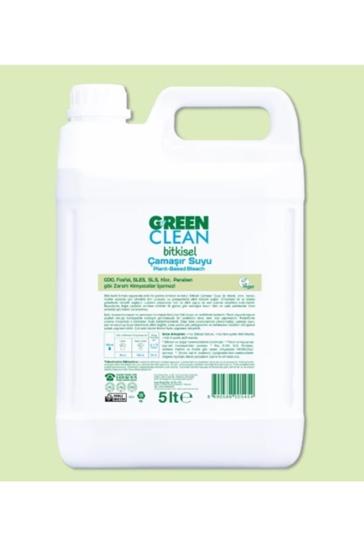 Green Clean Bitkisel Çamaşır Suyu (5000 Ml)