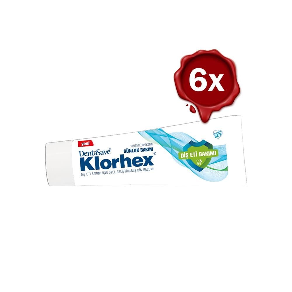 Dentasave Klorhex Diş Macunu Günlük Bakım 75 ml x 6