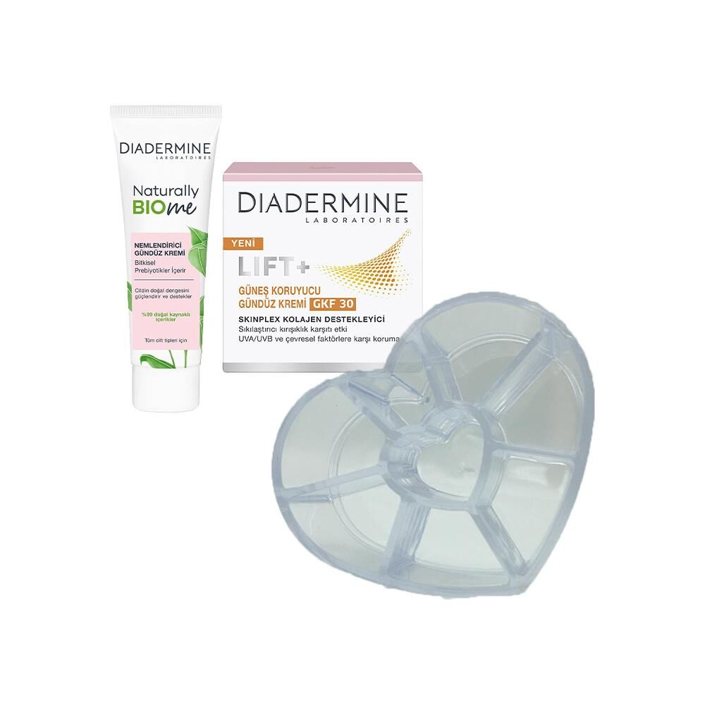 Diadermine Bio Me Nemlendirici Gündüz Kremi 50 ml, Güneş Koruyucu Gündüz Kremi ve Diadermine Makyaj Düzenleyici Hediyeli