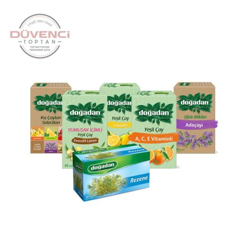 Doğadan Düvenci Toptan Bitki Çayları Paketi 6' lı Model 39
