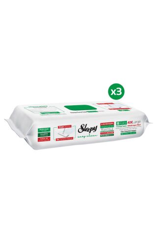 Easy Clean Beyaz Sabun Katkılı Mopa Uyumlu Yer Temizlik Havlusu&mendili 3x50 (150 YAPRAK)