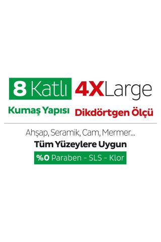 Easy Clean Beyaz Sabun Katkılı Mopa Uyumlu Yer Temizlik Havlusu&mendili 3x50 (150 YAPRAK)