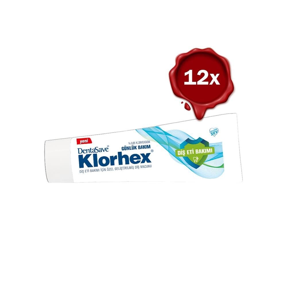 Dentasave Klorhex Diş Macunu Günlük Bakım 75 ml x 12