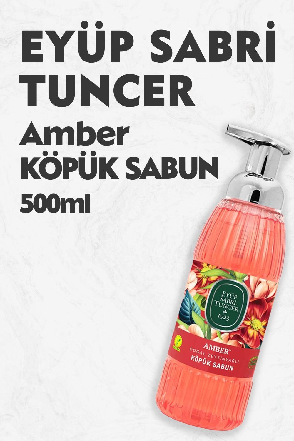 Eyüp Sabri Tuncer Zeytinyağlı Amber Köpük Sabun 500 ML