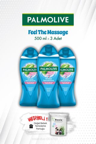 Duş Jeli 3'lü Palmolive Feel The Massage 500 ML ve ROSIE