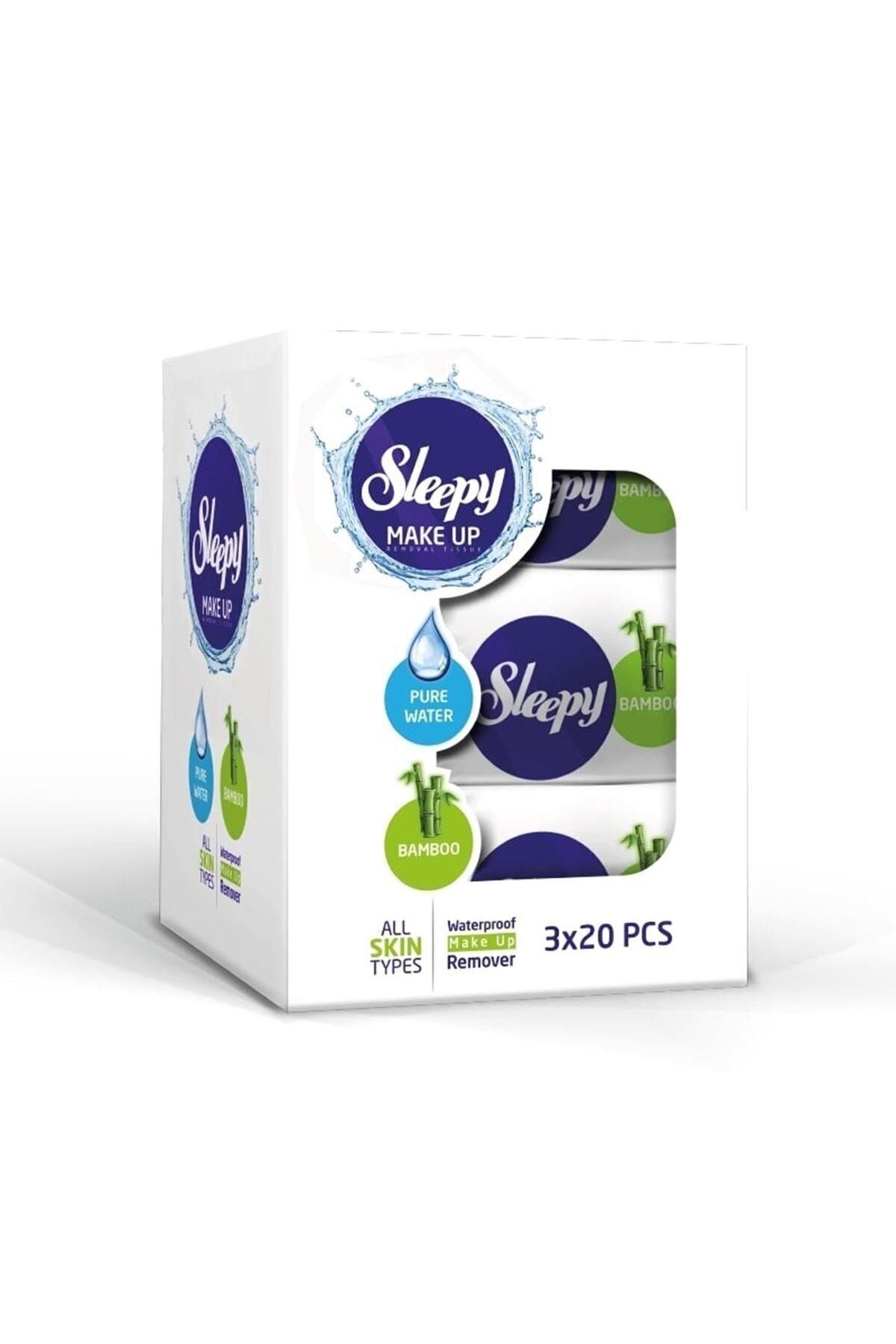 Sleepy Makyaj Temizleme Mendili Bamboo 3x20