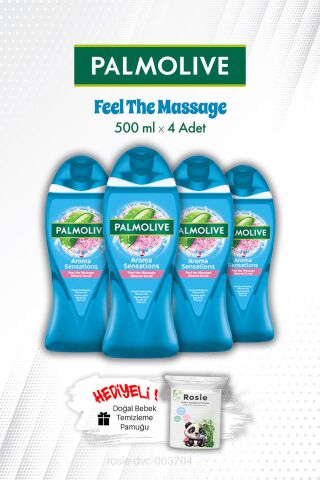 250 ML X4 Palmolive Feel The Massage 500 ML Duş Jeli ve ROSIE
