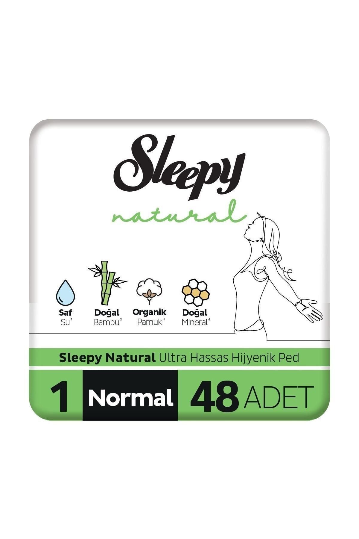 Natural Ultra Hassas Hijyenik Ped Normal 48 Adet Ped