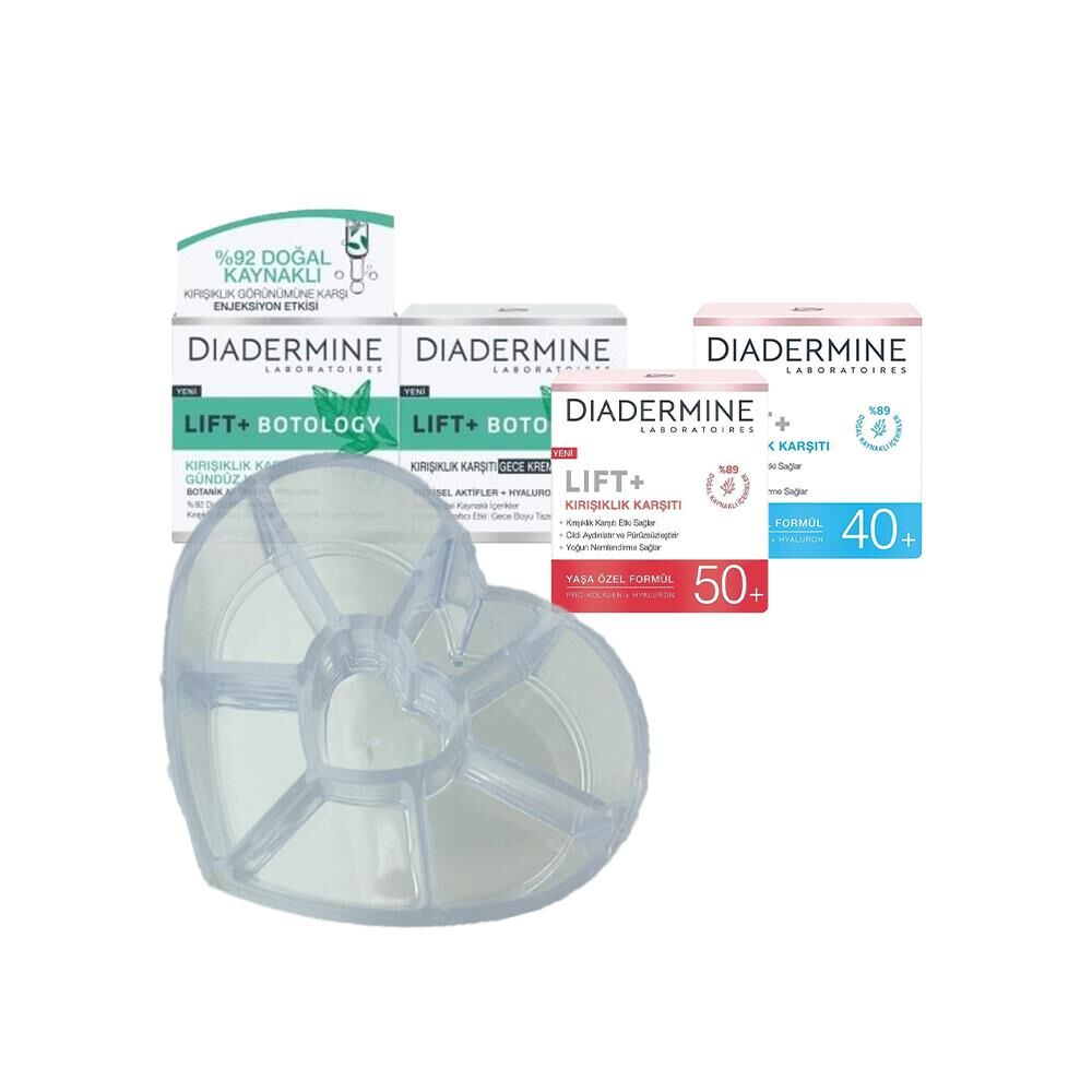 Diadermine Kırışıklık Karşıtı Krem, Gündüz Kremi, Kırışıklık Karşıtı Krem ve Diadermine Makyaj Düzenleyici Hediyeli