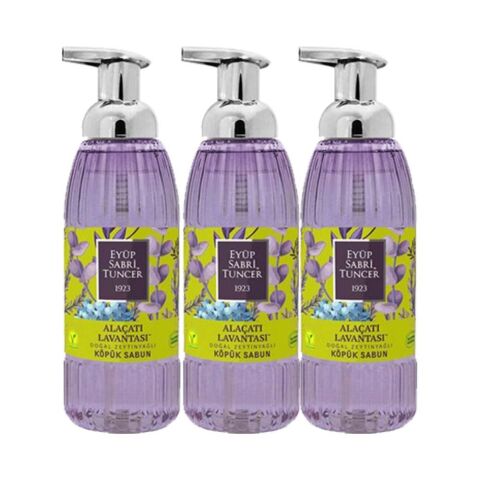 Eyüp Sabri Tuncer Alaçatı Lavantası Köpük Sabun 500 ml x 3
