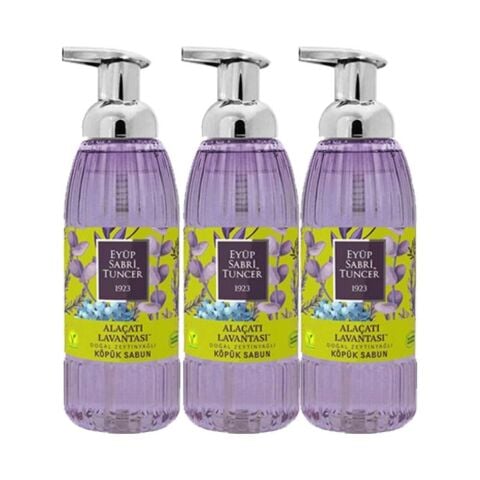 Eyüp Sabri Tuncer Alaçatı Lavantası Köpük Sabun 500 ml x 3