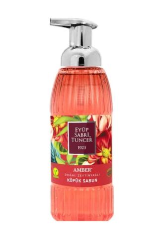 Zeytinyağlı Amber Köpük Sabun 500ml X 4 Adet