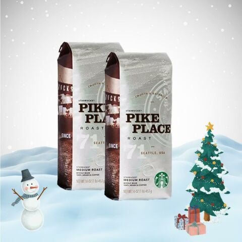 Starbucks Yılbaşı Paketi Pike Place Roast Çekirdek Kahve 250 gr x 2