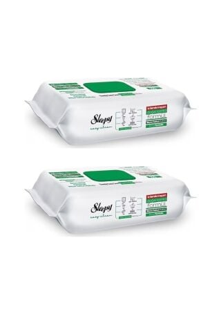 Sleepy - Islak Mendil Beyaz Sabunlu 100'lü - 2 PAKET
