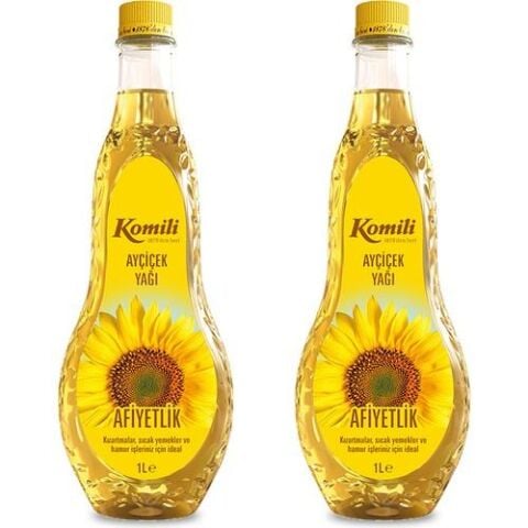 Komili Ayçiçek Yağı 1 lt x 2