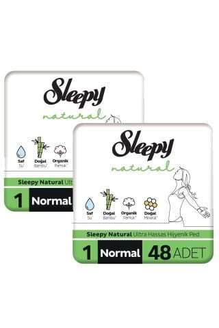 Natural Ultra Hassas Hijyenik Ped Normal 96 Adet Ped