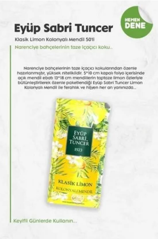 Kolonyalı Mendil 50'li limon X2 ve 150'li, Zeytin Çiçeği Losyon 280 ml ve Rosie