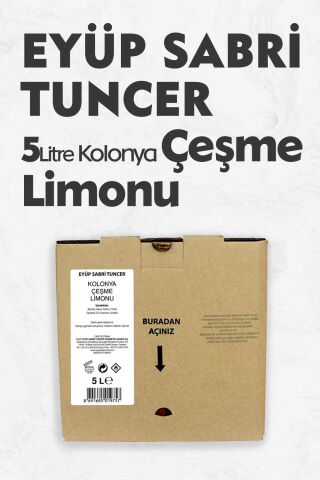 Eyüp Sabri Tuncer Çeşme Limonu Kolonyası 5 lt