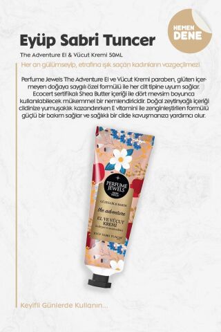 Eyüp Sabri Tuncer Perfume Jewels The Adventure El Kremi 50ML