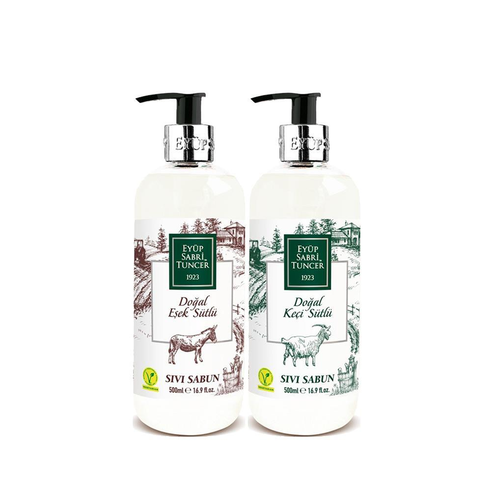 Eyüp Sabri Tuncer Düvenci Toptan Sıvı Sabun 500 ml 2' lü Model 17 (Keçi ve Eşek Sütlü)