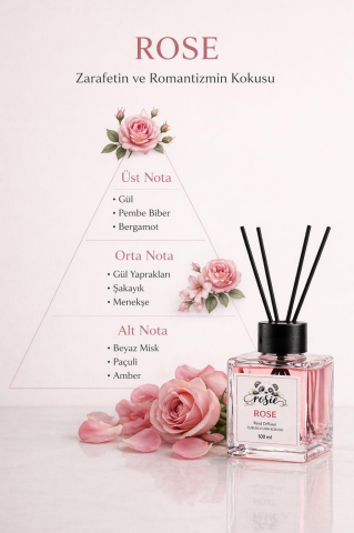 Gül Çubuklu Oda Kokusu 100 ml