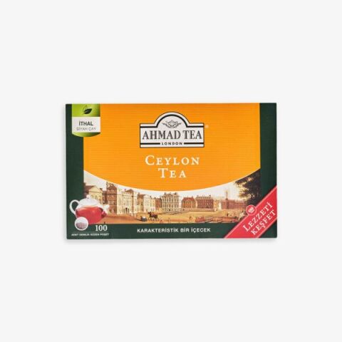 Ceylon Tea (100’lü x 7 adt.) Demlik Poşet ve Rakun Kupa HEDİYE