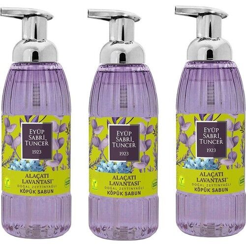Eyüp Sabri Tuncer Alaçatı Lavantası Köpük Sabun 500 ml x 3 Adet